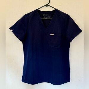 FIGS Catarina One-Pocket Scrub Top - Navy, Small (NWOT)